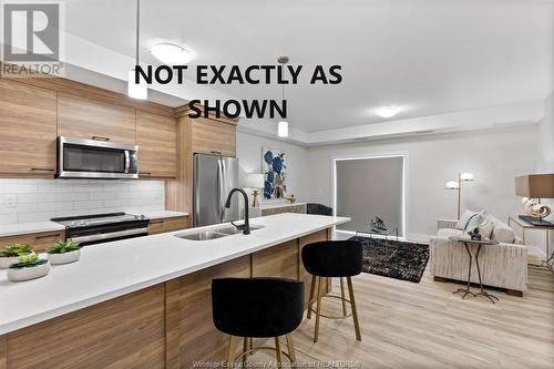 224 Main Street East Unit# 505, Kingsville, ON - Indoor Photo Showing Kitchen With Double Sink With Upgraded Kitchen