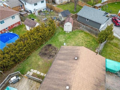 Aerial View Of Backyard - 27 Mcgregor Place, Caledonia, ON - Outdoor