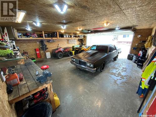 349 Hawkes Street, Balgonie, SK - Indoor Photo Showing Garage