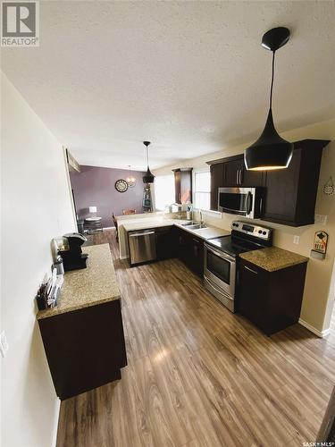349 Hawkes Street, Balgonie, SK - Indoor Photo Showing Kitchen With Double Sink