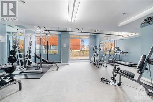 179 George Street Unit#1403, Ottawa, ON - Indoor Photo Showing Gym Room