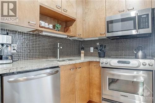 179 George Street Unit#1403, Ottawa, ON - Indoor Photo Showing Kitchen With Stainless Steel Kitchen