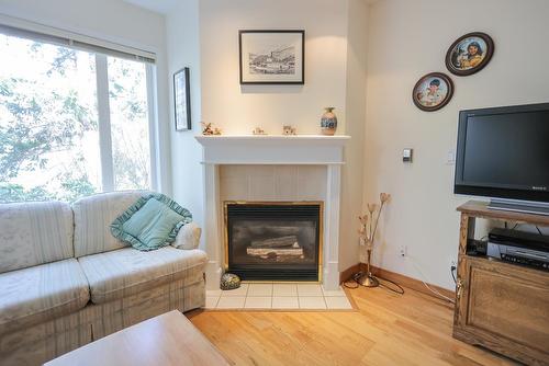 15 - 38 High Street, Nelson, BC - Indoor Photo Showing Living Room With Fireplace