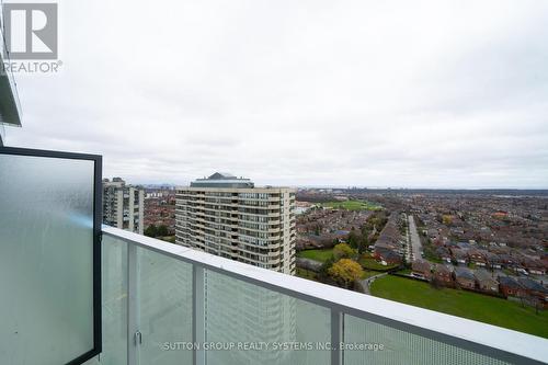 1909 - 3883 Quartz Road, Mississauga, ON - Outdoor With Balcony With View