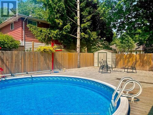 108 Maple Lane, Essex, ON - Outdoor With In Ground Pool With Backyard