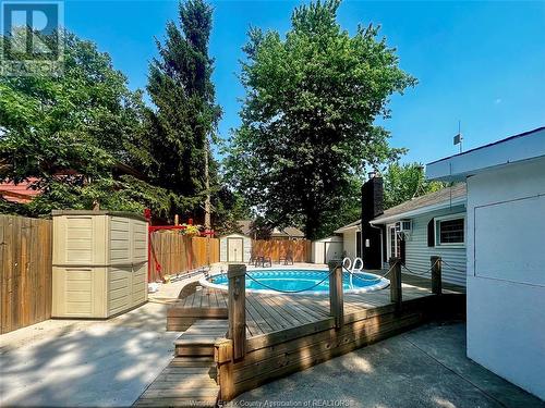 108 Maple Lane, Essex, ON - Outdoor With Above Ground Pool