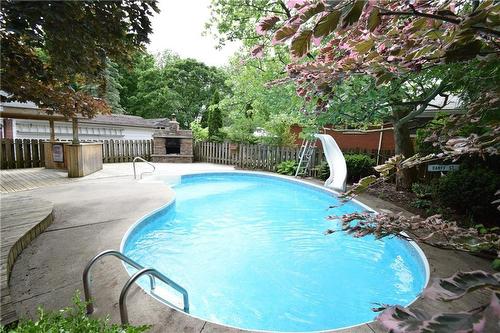 65 Banff Street, Caledonia, ON - Outdoor With In Ground Pool With Backyard
