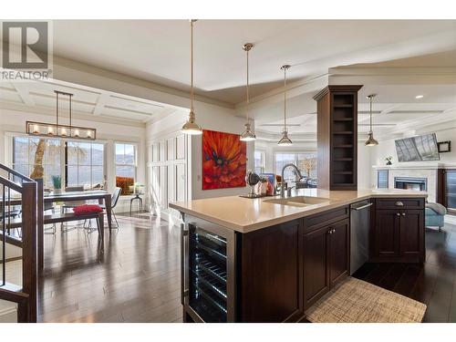 4026 Beach Avenue Unit# C, Peachland, BC - Indoor Photo Showing Kitchen With Double Sink