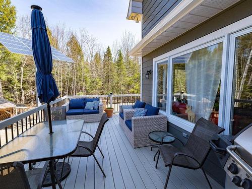 Aerial photo - 308 Ch. Du Prospecteur, Amherst, QC - Outdoor With Deck Patio Veranda With Exterior