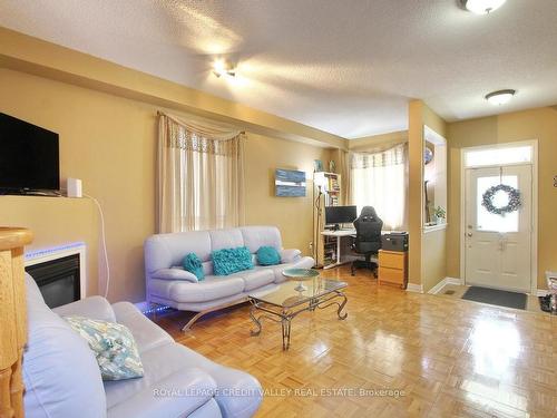 61 Pergola Way, Brampton, ON - Indoor Photo Showing Living Room With Fireplace