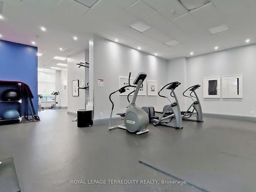 2306-35 Bales Ave, Toronto, ON - Indoor Photo Showing Gym Room