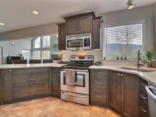 35 Grosskleg Way, Lake Cowichan, BC - Indoor Photo Showing Kitchen With Stainless Steel Kitchen