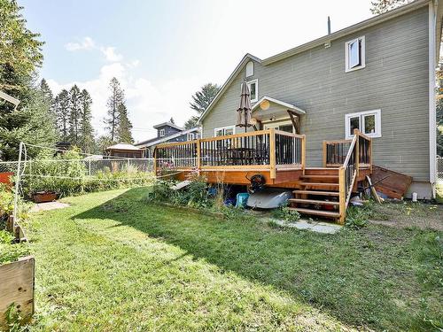 Backyard - 2275 Mtée Predeal-Trudeau, Val-David, QC - Outdoor With Deck Patio Veranda