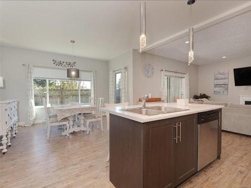 6530 Steeple Chase, Sooke, BC - Indoor Photo Showing Kitchen With Double Sink