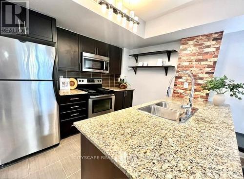 #164 -8 Foundry Ave, Toronto, ON - Indoor Photo Showing Kitchen With Double Sink