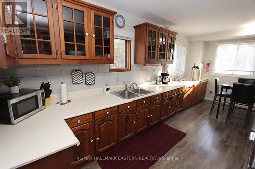 100 Silver Maple Lane, Marmora And Lake, ON - Indoor Photo Showing Kitchen With Double Sink