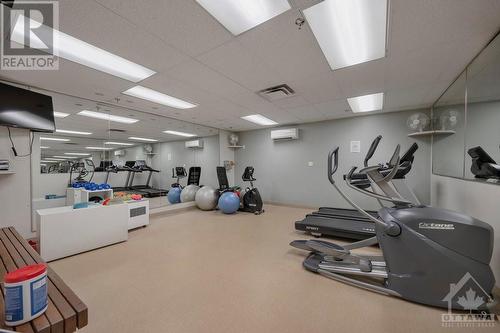 1785 Frobisher Lane Unit#1408, Ottawa, ON - Indoor Photo Showing Gym Room
