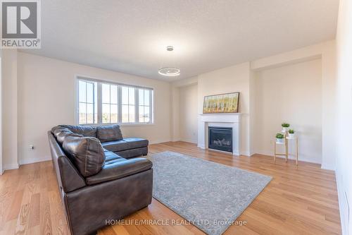 96 Bellhouse Avenue, Brantford, ON - Indoor Photo Showing Living Room With Fireplace