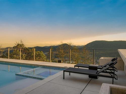 2029 Pinehurst Terr, Langford, BC - Outdoor With In Ground Pool With View