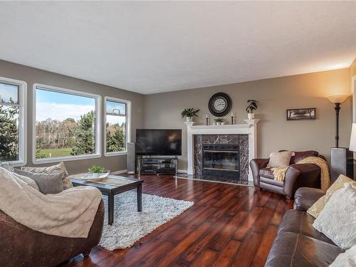 781 Cecil Blogg Dr, Colwood, BC - Indoor Photo Showing Living Room With Fireplace