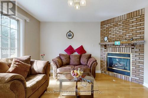 2502 Burnford Tr, Mississauga, ON - Indoor Photo Showing Living Room With Fireplace