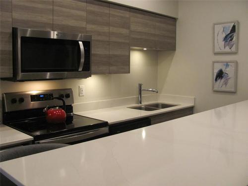 515-2555 Lakeshore Road, Vernon, BC - Indoor Photo Showing Kitchen With Double Sink