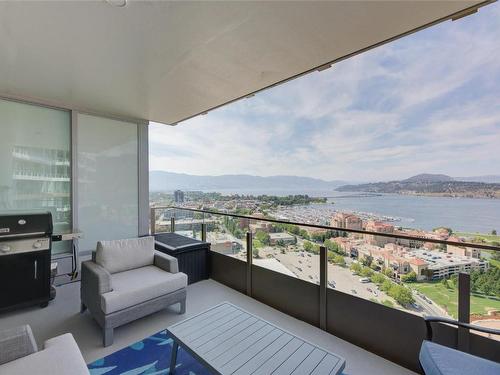 2505-1191 Sunset Drive, Kelowna, BC - Outdoor With Body Of Water With View With Exterior