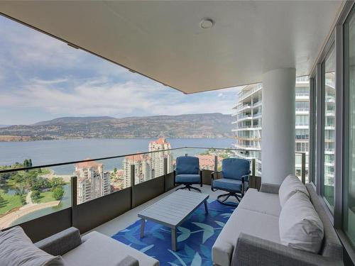 2505-1191 Sunset Drive, Kelowna, BC - Outdoor With Body Of Water With View With Exterior