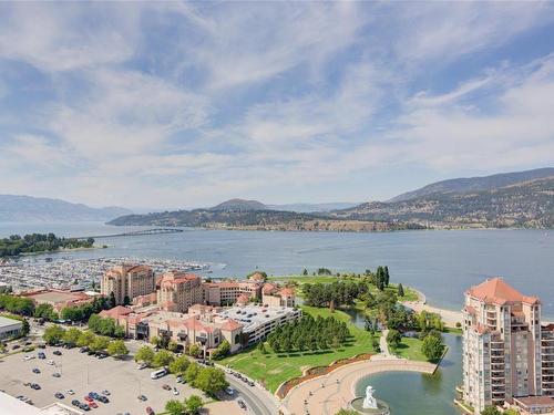 2505-1191 Sunset Drive, Kelowna, BC - Outdoor With Body Of Water With View