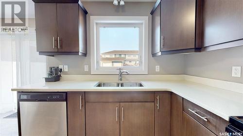 5334 Mcclelland Drive, Regina, SK - Indoor Photo Showing Kitchen With Double Sink