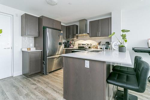 1 Redfern Avenue|Unit #335, Hamilton, ON - Indoor Photo Showing Kitchen With Stainless Steel Kitchen