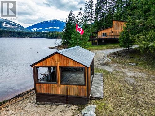8323 Trans Canada Highway, Revelstoke, BC - Outdoor With Body Of Water With Deck Patio Veranda