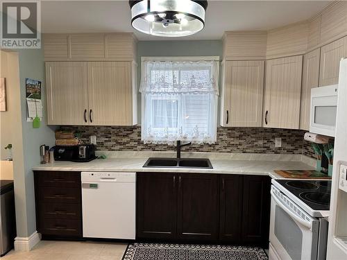 4484 Tate Boulevard, Val Therese, ON - Indoor Photo Showing Kitchen With Double Sink