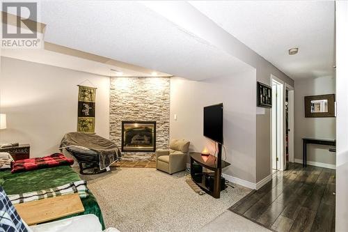 4484 Tate Boulevard, Val Therese, ON - Indoor With Fireplace