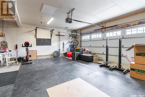 221 Dubois Crescent, Saskatoon, SK - Indoor Photo Showing Garage