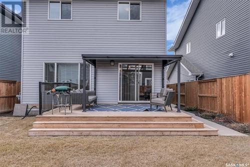 221 Dubois Crescent, Saskatoon, SK - Outdoor With Deck Patio Veranda With Exterior