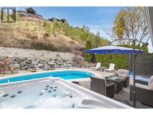 737 Cantina Court, Kelowna, BC - Outdoor With In Ground Pool With Backyard