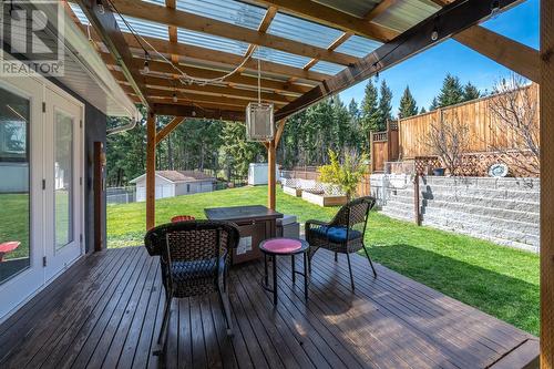 118 Westridge Drive, Princeton, BC - Outdoor With Deck Patio Veranda With Exterior