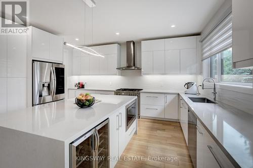 201 Van Dusen Blvd, Toronto, ON - Indoor Photo Showing Kitchen With Stainless Steel Kitchen With Upgraded Kitchen