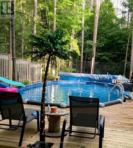 12 Pine Ridge Trail, Oro-Medonte, ON - Outdoor With Above Ground Pool