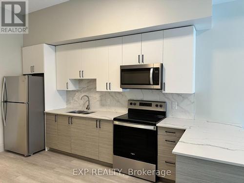#206 -75 Barrie Rd, Orillia, ON - Indoor Photo Showing Kitchen With Stainless Steel Kitchen With Double Sink