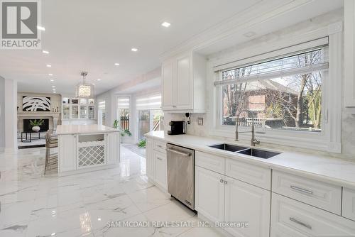 1451 Indian Road, Mississauga, ON - Indoor Photo Showing Kitchen With Double Sink