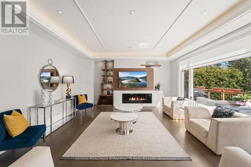 103 Stafford Road, Toronto, ON - Indoor Photo Showing Living Room With Fireplace