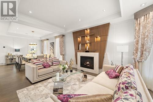 103 Stafford Rd, Toronto, ON - Indoor Photo Showing Living Room With Fireplace