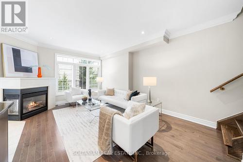 45 Bloorview Pl, Toronto, ON - Indoor Photo Showing Living Room With Fireplace