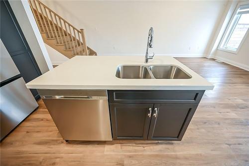 14 Bayberry Lane, Hamilton, ON - Indoor Photo Showing Kitchen With Double Sink
