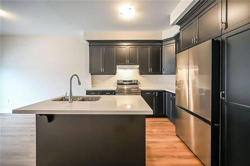 14 Bayberry Lane, Hamilton, ON - Indoor Photo Showing Kitchen With Stainless Steel Kitchen With Double Sink With Upgraded Kitchen