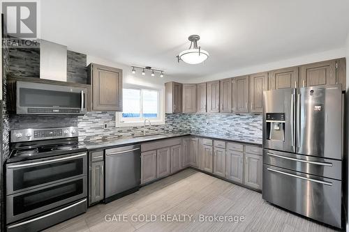 64 Nash Road S, Hamilton, ON - Indoor Photo Showing Kitchen With Stainless Steel Kitchen With Upgraded Kitchen