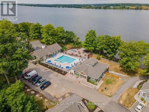#20 -48 Meadow View Lane, Prince Edward County, ON - Outdoor With Body Of Water With In Ground Pool With View