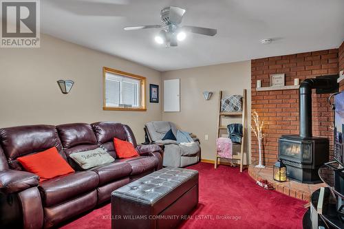 194 Kerry Line, Smith-Ennismore-Lakefield, ON - Indoor Photo Showing Living Room With Fireplace
